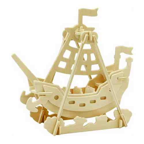 3D деревянный пазл Robotime Парк развлечений - Лодка-качели JP264 арт. 100938271457