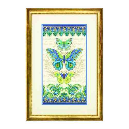70-35323 Набор для вышивания крестом DIMENSIONS Papillons Paon Бабочки арт. 101127184963