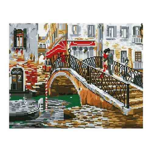 Алмазная мозаика Мост влюбленных (На подрамнике), Цветной мир ярких идей 40x50 см. арт. 101543819435