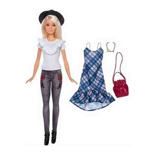 Barbie Кукла Барби Игра с модой Куклы & набор одежды, FJF68 арт. 1972359482