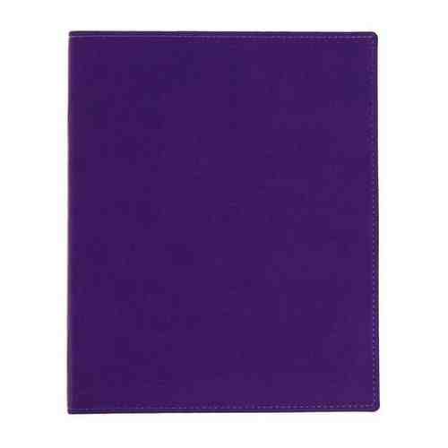Бизнес-блокнот А4, 96 листов «Премиум», обложка из искусственной кожи, фиолетовый арт. 101410438686
