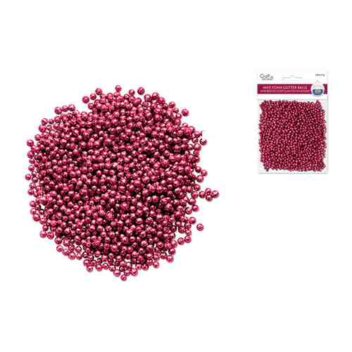 Блестящие шарики из фоама. Цвет сиреневый (5 мм, 25 гр.) [Multicraft Imports, арт. MC-CD430F] арт. 100936014890