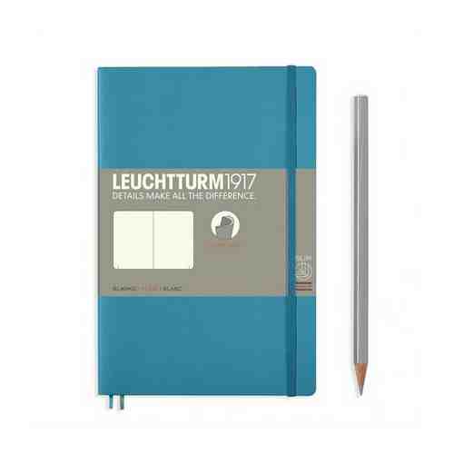 Блокнот Leuchtturm Paperback B6+ 61л без линовки мягкая обложка Синий Нордический арт. 101622983132