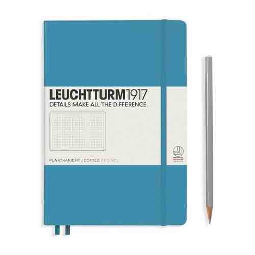 Блокнот Leuchtturm Smooth Colours А5 (в точку) 125л синий океан твердая обложка арт. 101581125416