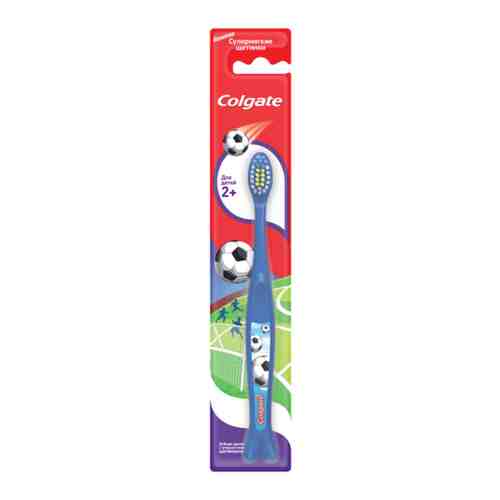 COLGATE Для Детей 2+ детская зубная щетка, супермягкая, фиолетовая арт. 100909785730