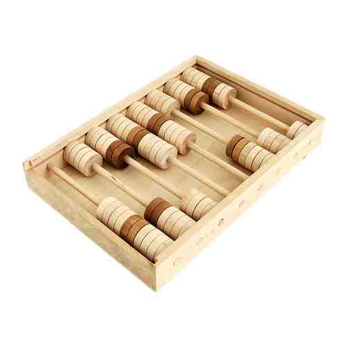 Деревянная игрушка для малышей пелси Счеты детские деревянные I682 арт. 648429318