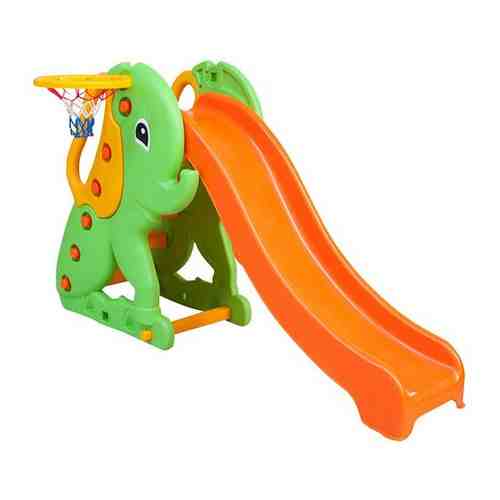 Детская горка Pilsan Elephant Slide оранжевый/зеленый арт. 1716510924