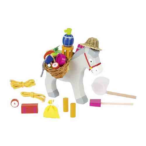 Детская игрушка Балансир Ослик 2 Goki с корзинками арт. 1401848558