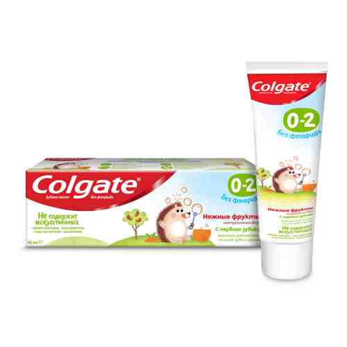Детская зубная паста COLGATE , без фтора, 0-2 лет, 40 мл арт. 100895264312