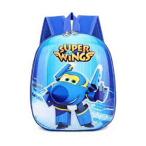 Детский дошкольный рюкзак Super Wings Супер Крылья - голубой арт. 101771565479