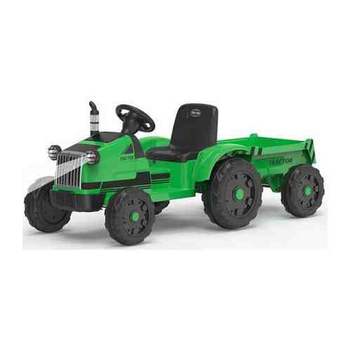 Электромобиль Barty TR 55 Трактор с прицепом зеленый арт. 100924294163