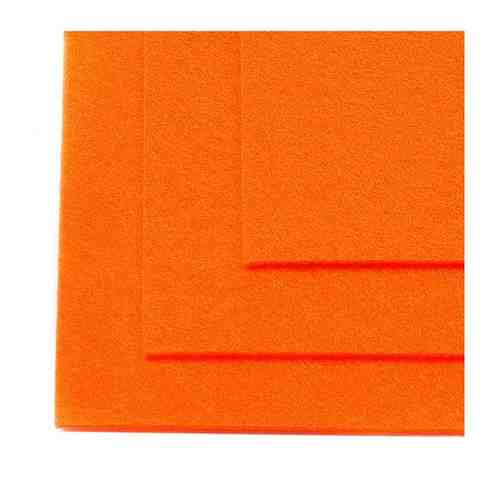 Фетр листовой жесткий IDEAL 1мм 20х30см FLT-H1 уп.10 листов цв.645 бл.оранжевый арт. 101226884813