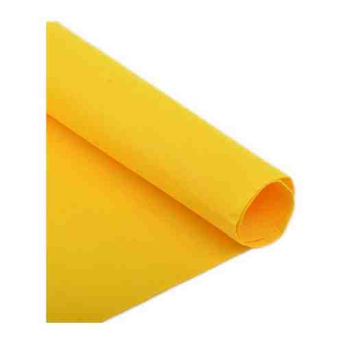 Фетр полужесткий IDEAL в рулоне, 1 мм, 100 см, 5 м, цвет 121, желтый (TBY.FTL-HS2.121) арт. 101543885670