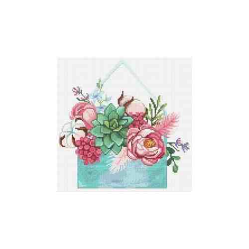 Фрея Кристальная мозаика (алмазная вышивка) Цветы в конверте ALVK-91 арт. 1746693536