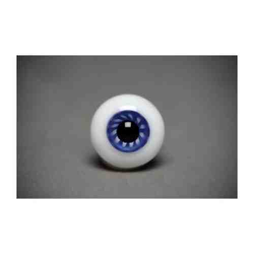 Глаза стеклянные синие 16 мм для кукол Доллмор арт. 1700222801