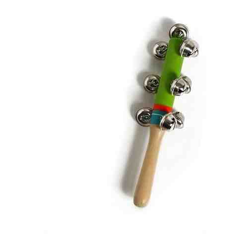 Игрушка с бубенцами Весёлая мелодия, цвет зелёный Лесная мастерская 5494992 . арт. 963880489