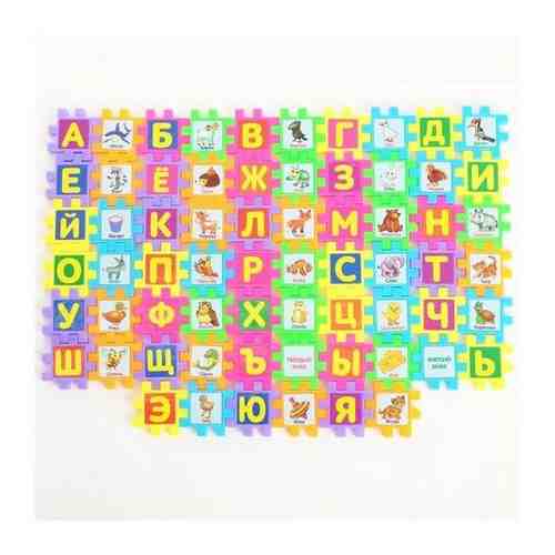 IQ-ZABIAKA Мозаика-конструктор «ZOO азбука», 66 деталей, пазл, пластик, буквы, по методике Монтессори арт. 101447048172