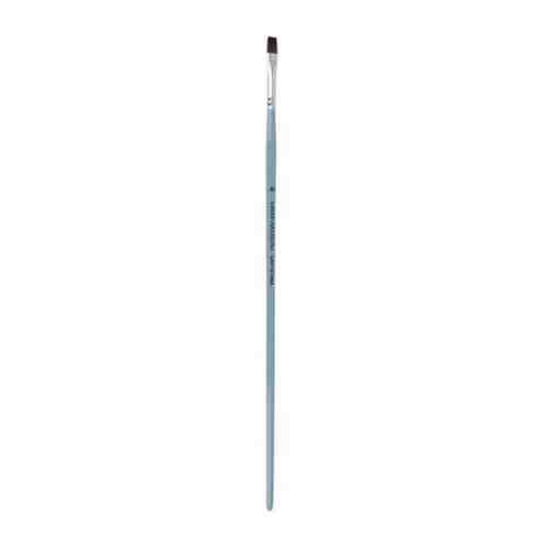 Кисть Vista-Artista синтетика, плоская, 10 шт, длинная ручка, №06 (70112-06) арт. 101268320773