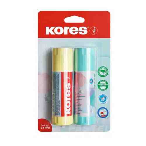 Клей-карандаш Kores Pastel 40 г (2 штуки в упаковке), 1226621 арт. 976901227