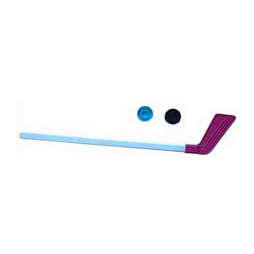 Клюшка детская Евроспорт хоккейная, 80 см, 2 шайбы (КХ-1-55) арт. 101076435336