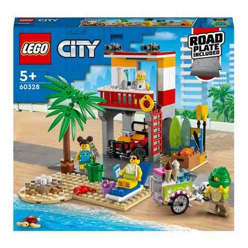 Конструктор LEGO City Community 60328 Пост спасателей на пляже арт. 1492290852