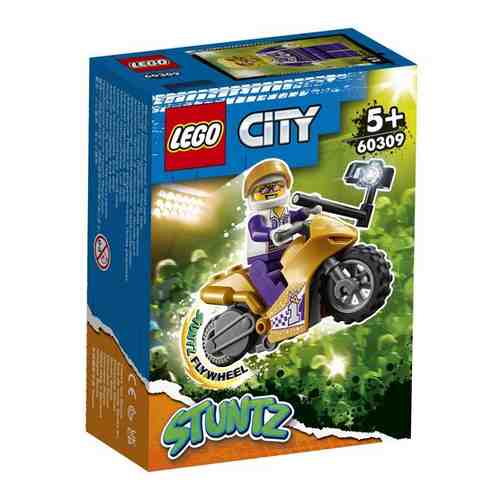 Конструктор LEGO City Stuntz 60309 Трюковый мотоцикл с экшн-камерой арт. 1492164464