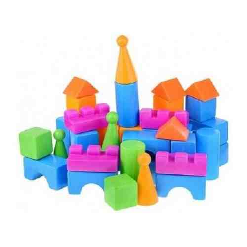 Конструктор, пластиковый, Кубики детские, игрушки для детей, 38 элементов арт. 101708681353