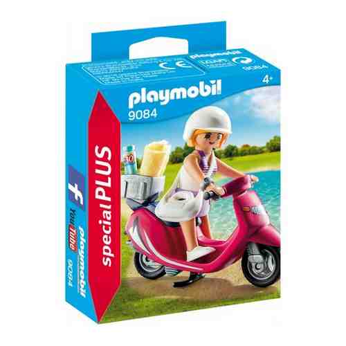 Конструктор Playmobil экстра-набор: Посетитель пляжа со скутером - 9084pm арт. 1730614843