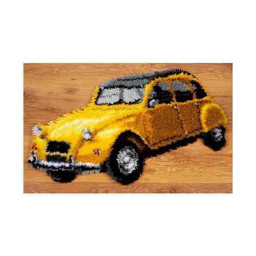 Коврик Старый желтый автомобиль набор ковровой техники арт. 101453678370