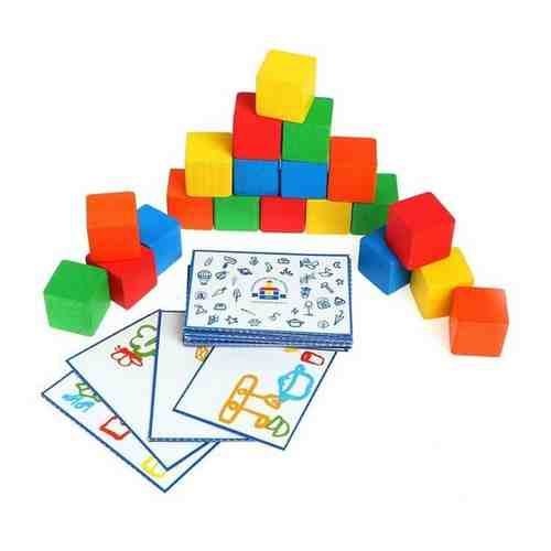 Краснокамская игрушка Цветные кубики «Кто быстрее?» арт. 101464977338
