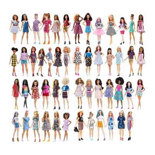 Кукла Barbie Игра с модой Fashionistas 157 Лавандовые волосы GRB49 арт. 101610502766
