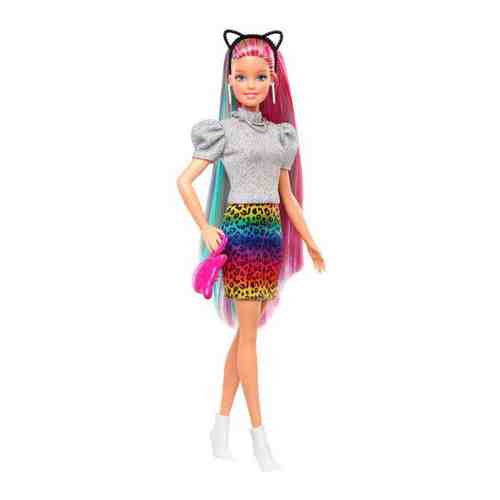 Кукла Barbie с разноцветными волосами GRN81 арт. 963706131