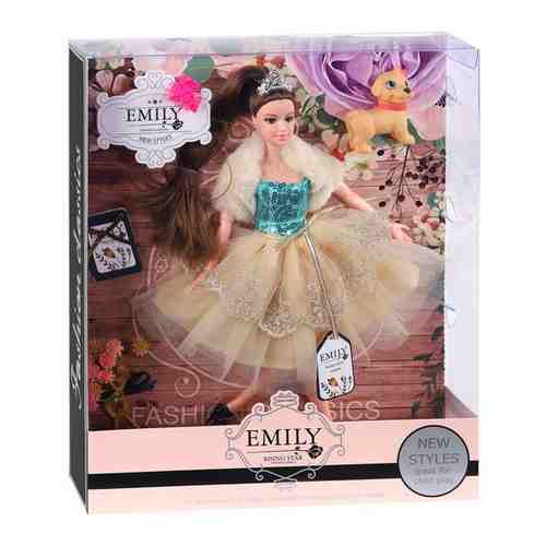 Кукла Принцесса EMILY с аксессуарами, с домашним питомцем, пышное платье, JB0700861 арт. 101058040629
