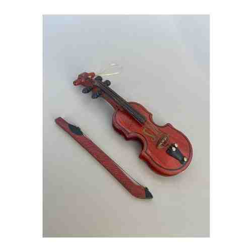 Кукольная виолончель 12см - дерево арт. 101410601623