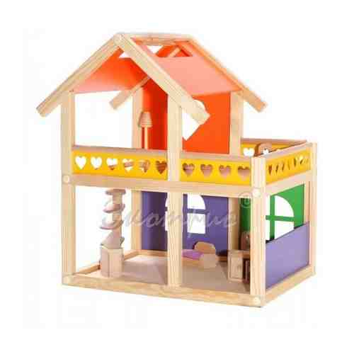 Кукольный домик с мебелью Уютный коттедж арт. 101452335816