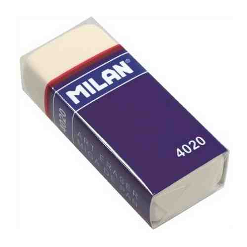 Ластик каучуковый Milan 4020 для применения в рисовании белый, 973197 арт. 673036382