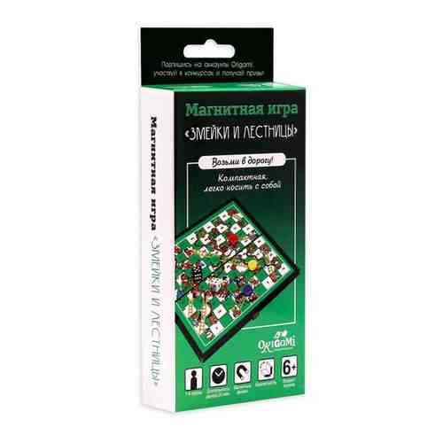 Магнитная игра Origami Змейки и лестницы, 7 предметов 5319 арт. 661810561
