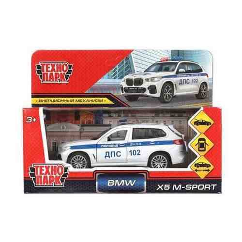 Машина металл BMW X5 M-SPORT полиция 12 см, двери, багажник. Технопарк арт. 101496833216