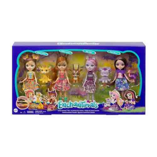 Mattel EGYN57 Игровой набор из 4 кукол Солнечная саванна арт. 101489970447