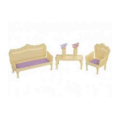 Мебель для кукол Маленькая принцесса лимонная С-1526 Огонек /8/ арт. 101519568177