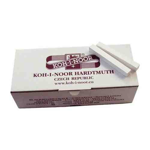 Мелки белые Koh-I-Noor, 100шт., квадратные, картонная коробка арт. 497563116