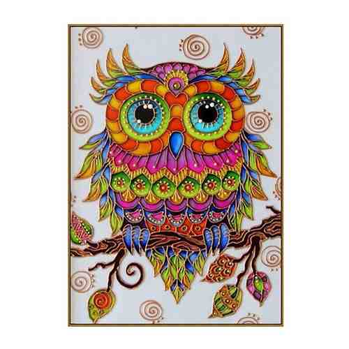 MILATO Алмазная мозаика «Совушка», 28 цветов арт. 101425566117
