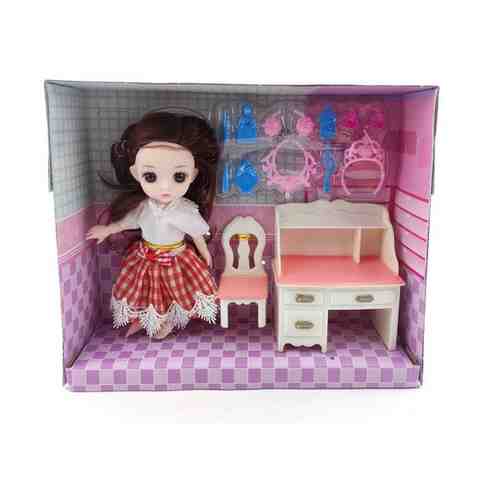 Мини-кукла с мебелью и аксессуарами. арт. 101665564215