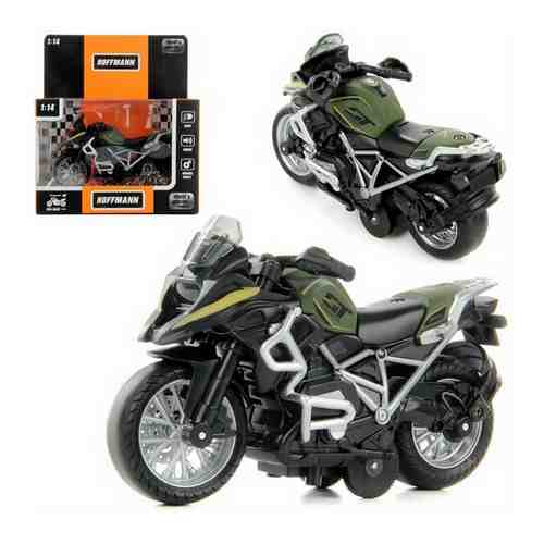 Мотоцикл металлический HOFFMANN 109425 GREEN MOONLIGHT 1:14 арт. 852191093