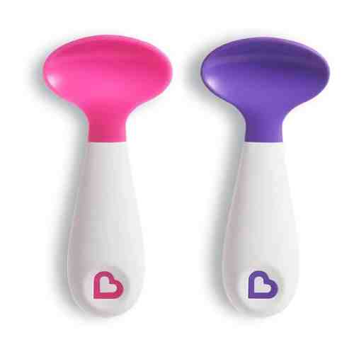 Munchkin ложки розовая фиолетовая пластиковые Scooper™ 9+ арт. 100814365936