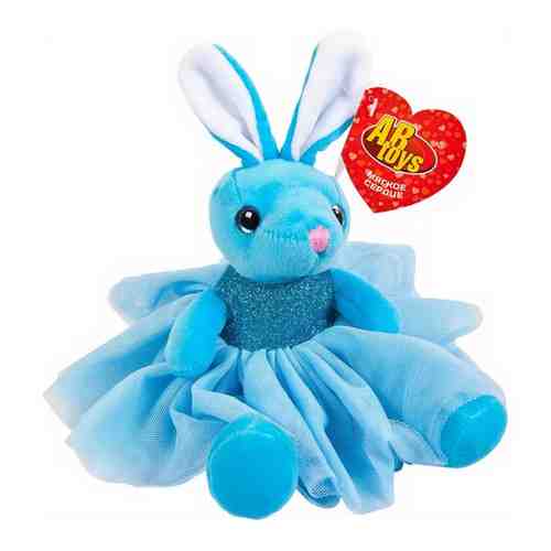 Мягкая игрушка ABtoys Кролик в платье, 20 см арт. 412829190