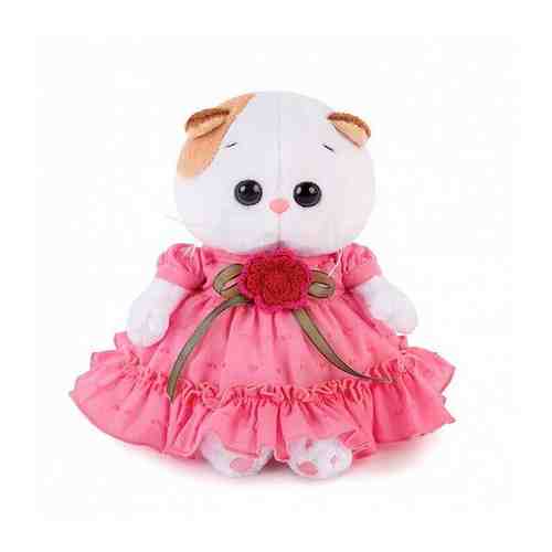 Мягкая игрушка Budi Basa в подарочной коробке - Кошечка Ли Ли Baby в платье с вязаным цветочком, 20 см арт. 101649377245