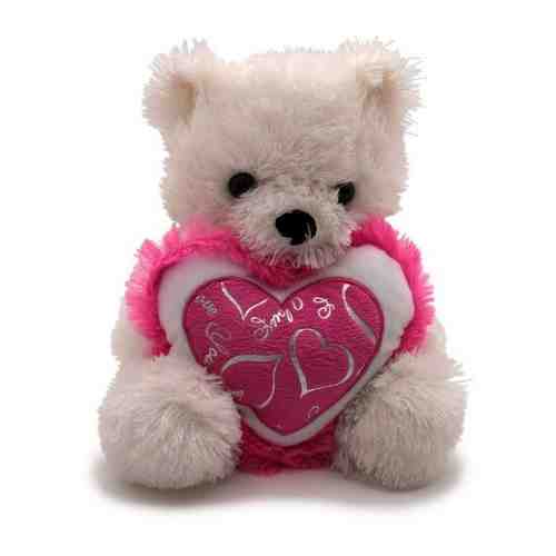 Мягкая игрушка Magic Bear Toys Мишка Бублик с сердцем, 30 см. арт. 1429443335