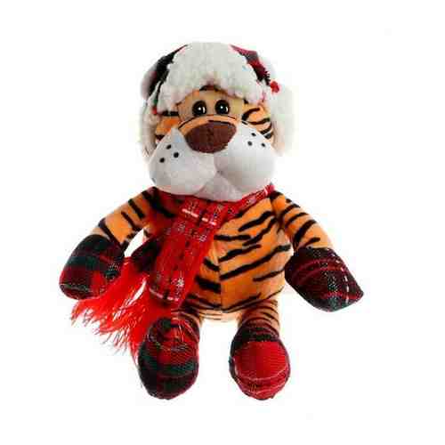 Мягкая игрушка «Тигр», с шарфом, 17 см арт. 101415107773