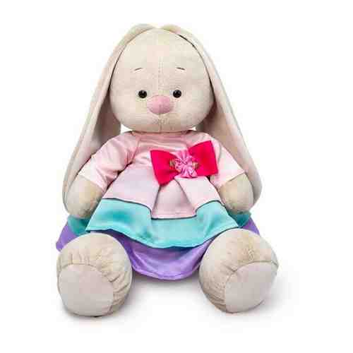 Мягкая игрушка «Зайка Ми в трехцветном платье», 34 см арт. 101548962382